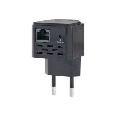 Gembird WNP-RP300-03-BK bridge/repeater netwerkrepeater 300 Mbit/s zwart-0
