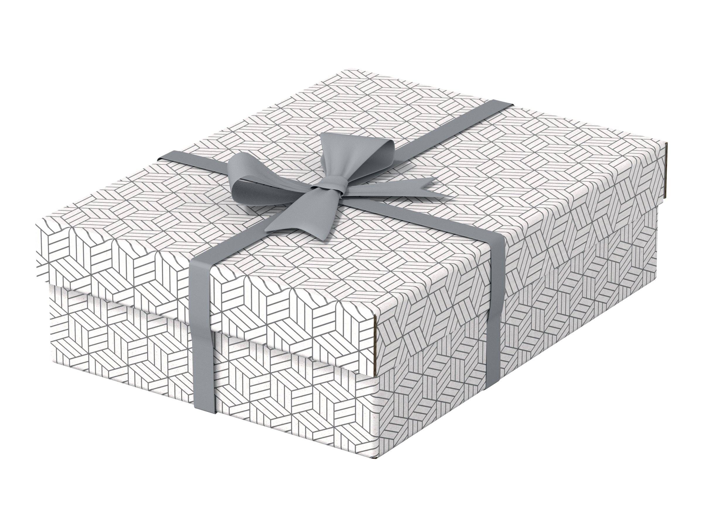 Esselte 4049793072296 Esselte - Home opberg- en geschenkdoos, ft 26,5 x 36 x 10 cm, wit, pak van 3 stuks-0