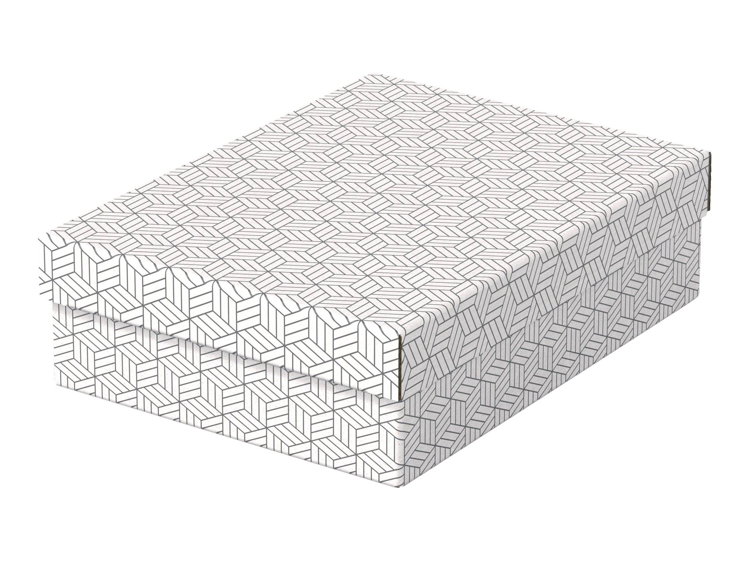 Esselte 4049793072296 Esselte - Home opberg- en geschenkdoos, ft 26,5 x 36 x 10 cm, wit, pak van 3 stuks-1
