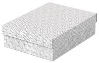 Esselte 4049793072296 Esselte - Home opberg- en geschenkdoos, ft 26,5 x 36 x 10 cm, wit, pak van 3 stuks-3