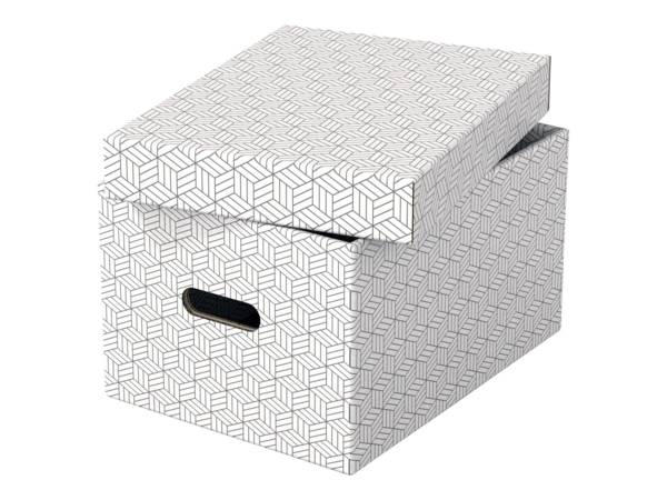 Esselte 4049793072272  Esselte -  Home opbergdoos, ft 26,5 x 36,5 x 20,5 cm, wit, pak van 3 stuks