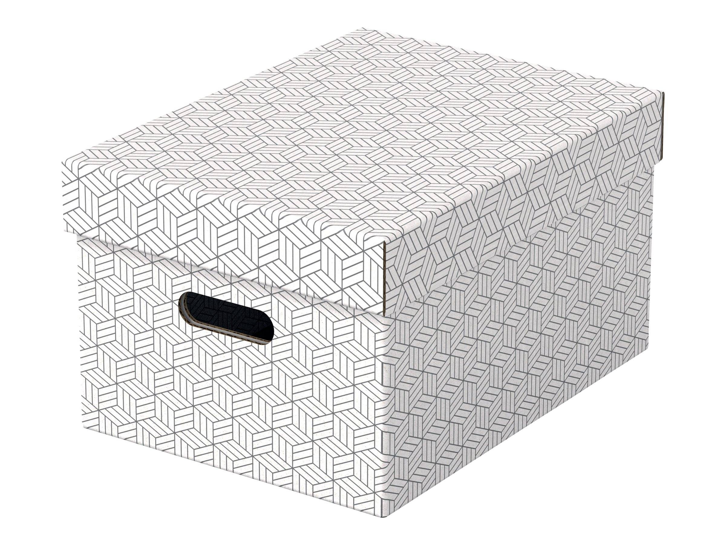 Esselte 4049793072272 Esselte - Home opbergdoos, ft 26,5 x 36,5 x 20,5 cm, wit, pak van 3 stuks-3