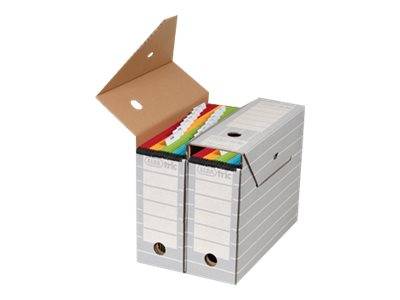 ELBA Archiefdoos Tric - 10 cm Breed - 10 Stuks - Grijs - Model 100333274-0
