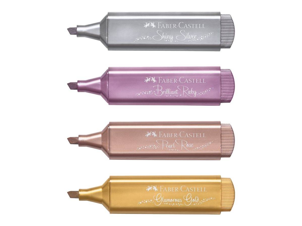 Markeerstift Faber Castell metallic assorti