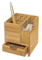 WEDO Bamboe Tafelorganizer incl. dispenser-0