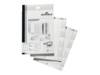 Durable BADGEMAKER INSERTS 61/122 X 150 MM - Wit - 150 mm - 6,1 cm - 40 stuk(s)