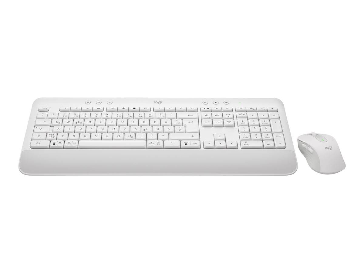 Logitech 920-011022 Toetsenbord Draadloos QWERTZ, Duits Wit Polssteun-4