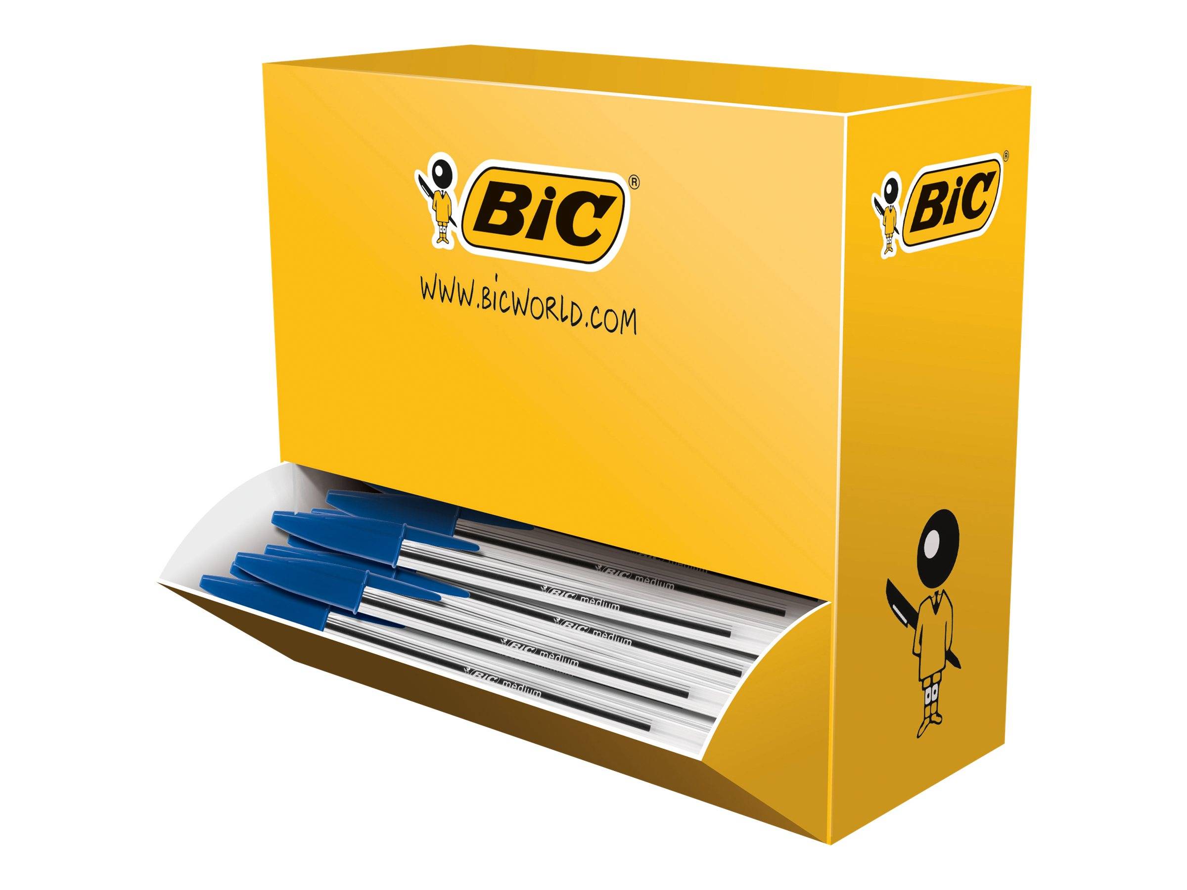 BIC 3086123278233 BIC - Balpen cristal m blauw-0