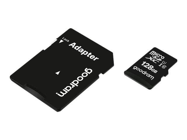 GOODRAM microSDXC - -128GB Klasse 10 UHS-I + adapter-2