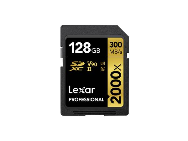 Lexar 128GB C10, U3, V90, 300MB/s lezen, 260MB/s schrijven-1