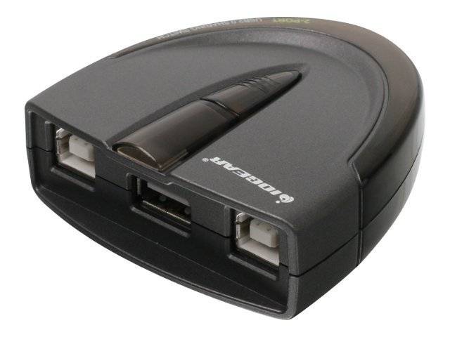 IOGEAR 2, 1 x USB A, 2 x USB B, 480 Mbps, pc's/Mac, LED's-0