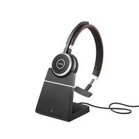 Jabra Evolve 65 SE UC Mono - Headset - on-ear Bluetooth wireless USB with charging stand Optimised for UC-4