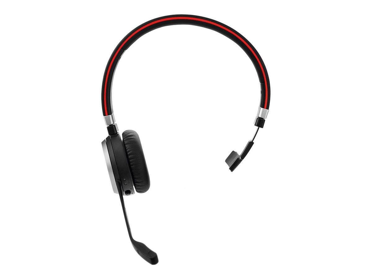 Jabra Evolve 65 SE MS Mono - Headset - on-ear Bluetooth wireless USB Certified for Microsoft Teams for Jabra Evolve; LIN-1