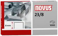 Novus Dahle Novus 23/8 - Pak nietjes - 8 mm - Bevestigen - 1000 nietjes - Roestvrijstaal - 50 vel-2