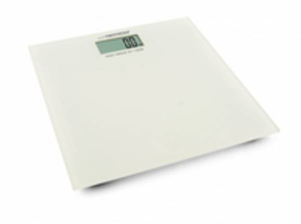 Esperanza EBS002W personenweegschaal, elektronische personenweegschaal, rechthoekig, wit