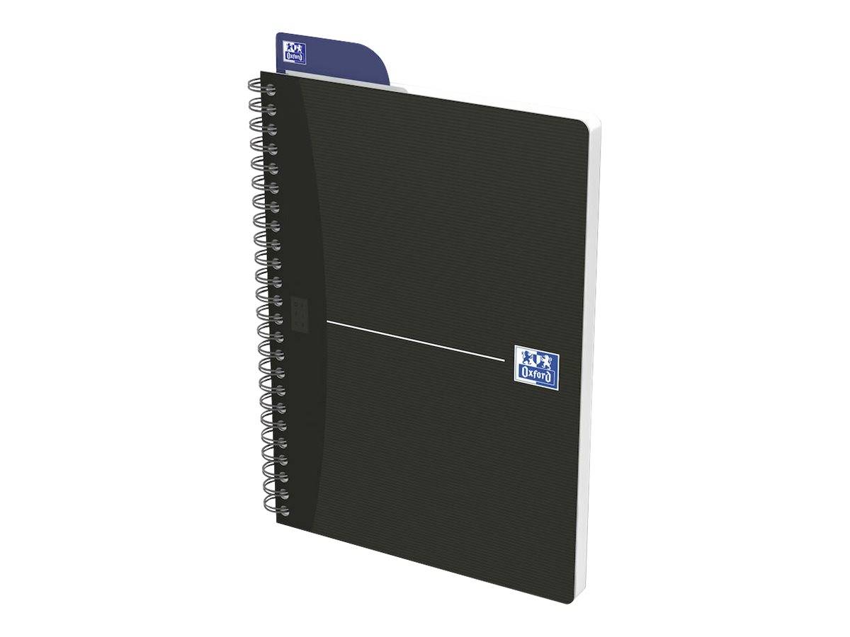 Oxford 100102565 schrijfblok & schrijfblok A5 zwart, blauw-1
