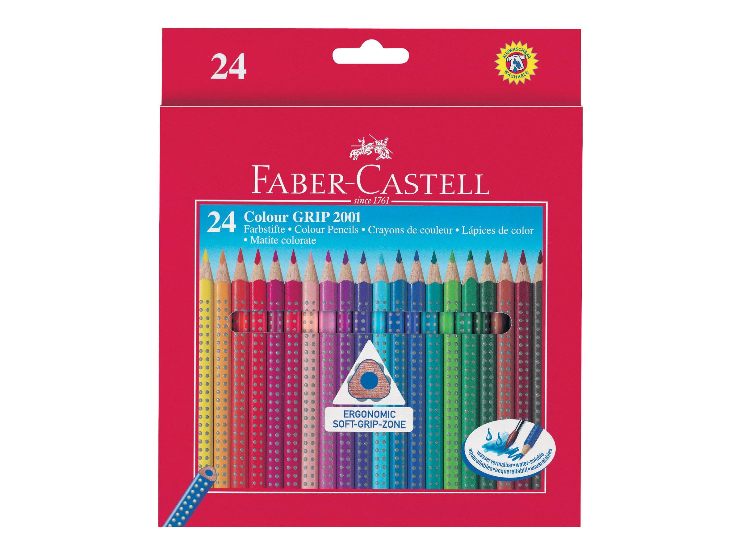 FABER-CASTELL kleurpotlood Color Grip etui van 24 stuks-0