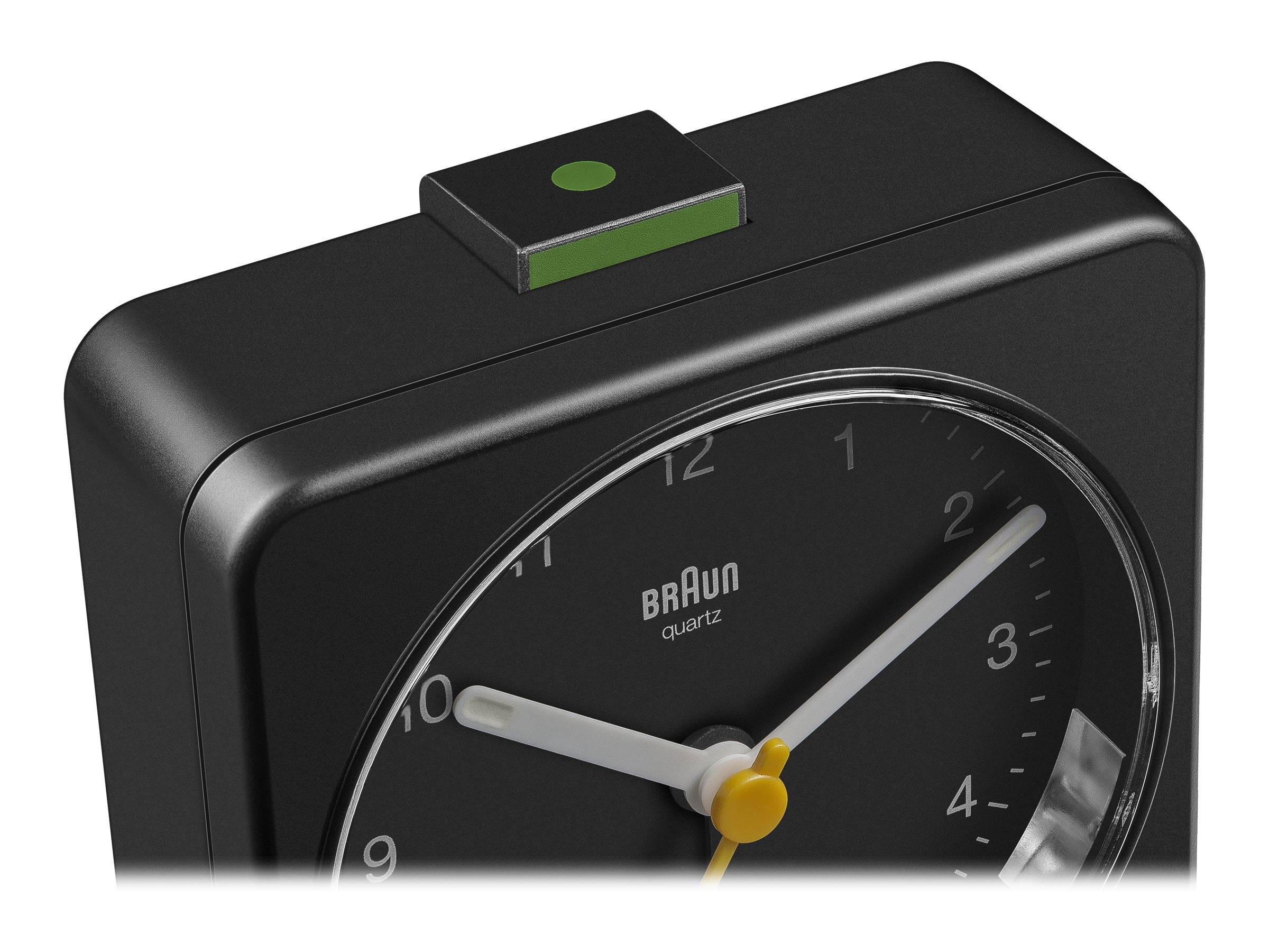 Braun BC 03 B Quartz analoge wekker zwart-2