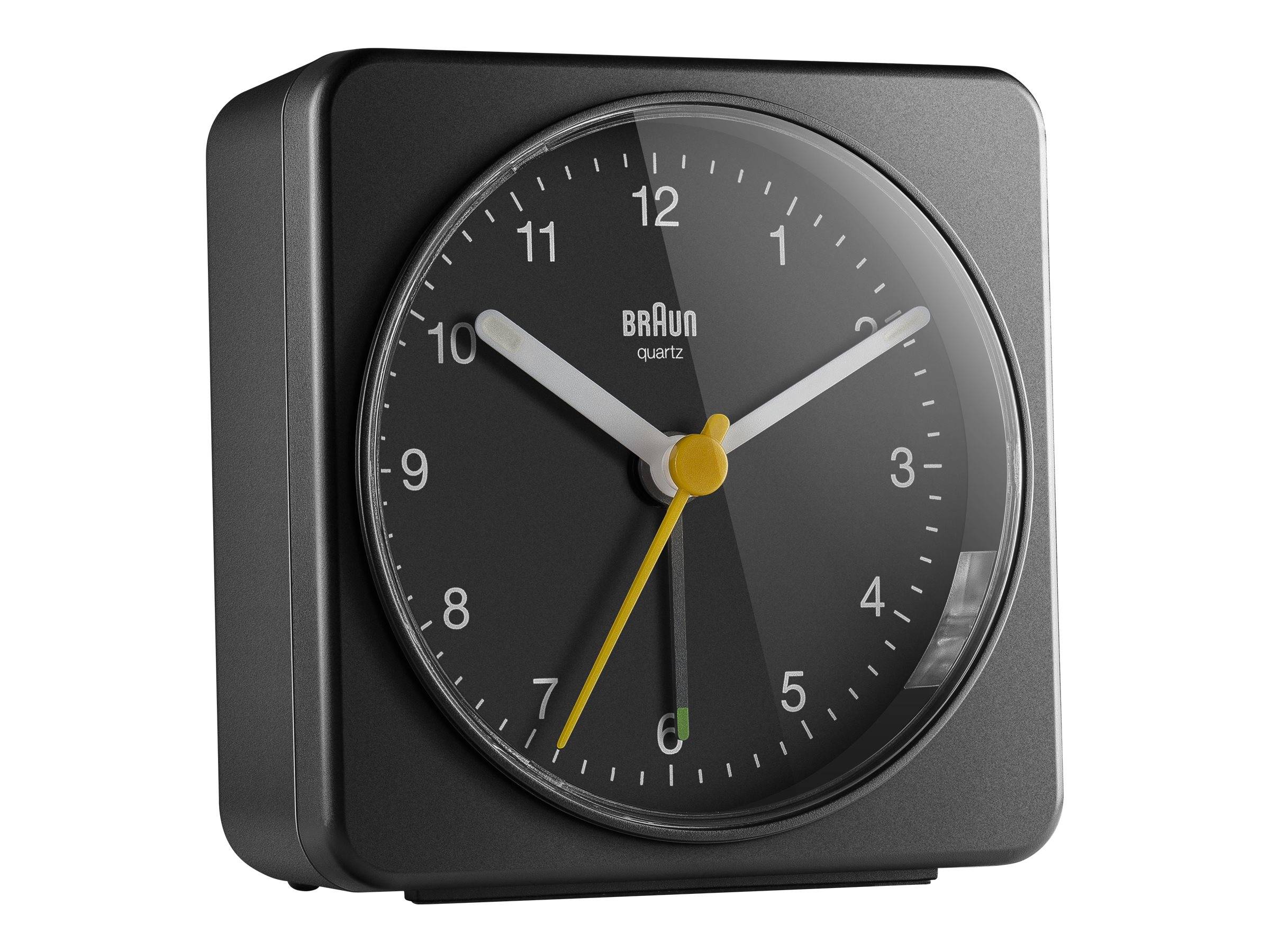 Braun BC 03 B Quartz analoge wekker zwart-3