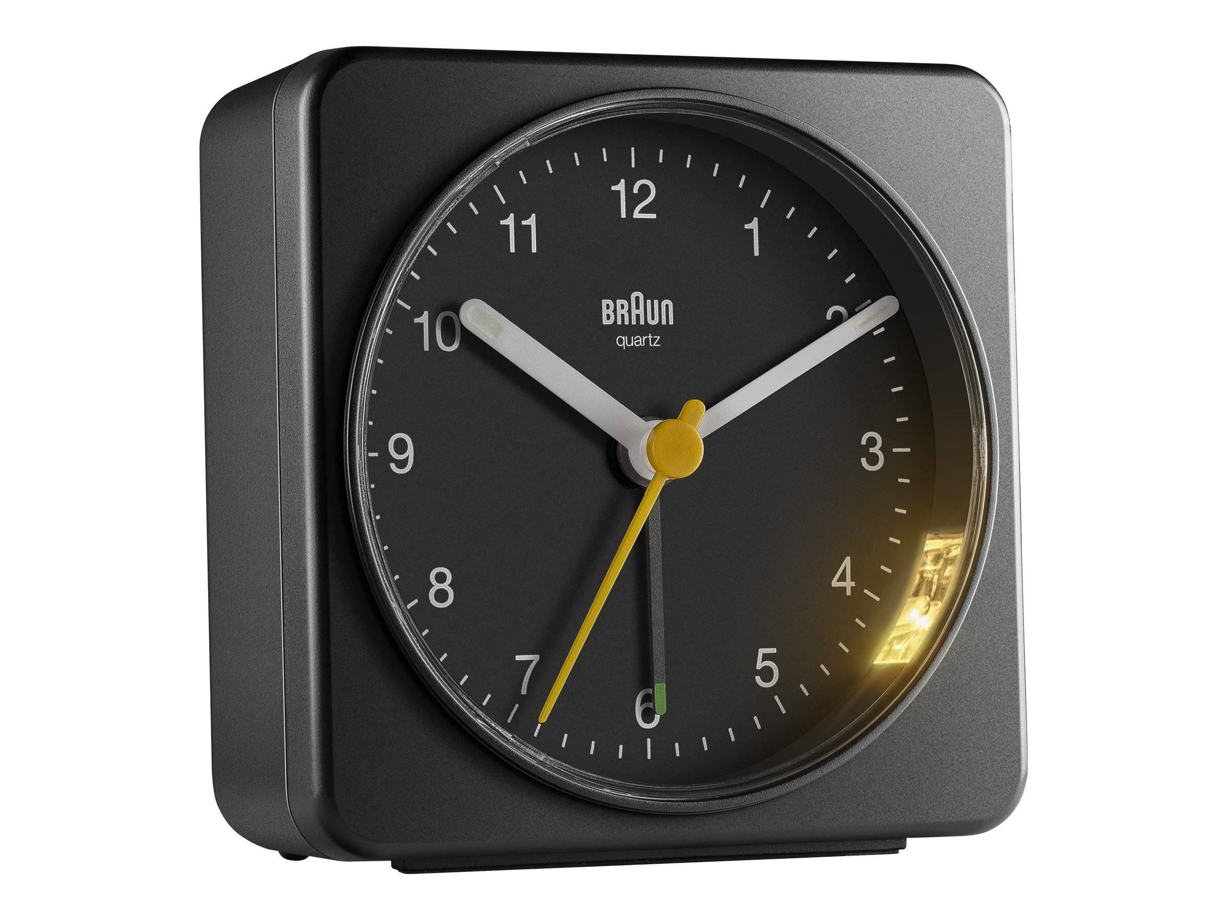 Braun BC 03 B Quartz analoge wekker zwart-4