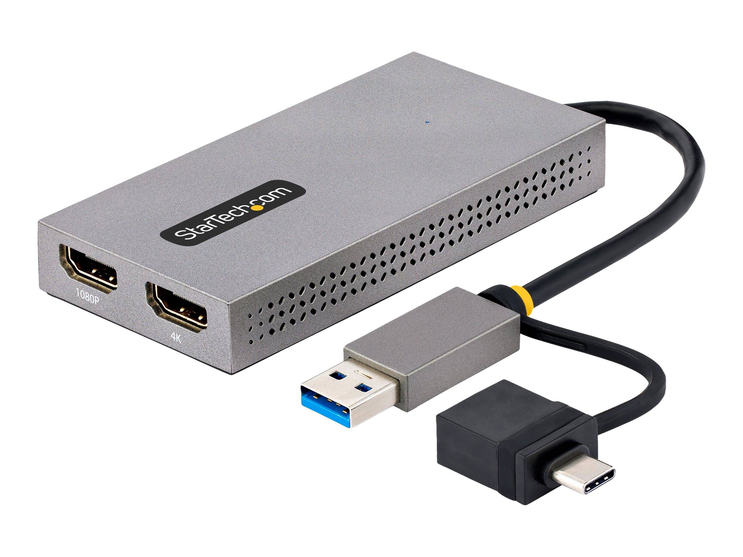 USB HDMI dubbele monitoradapter, USB A-C naar HDMI 1x 4K30Hz-0