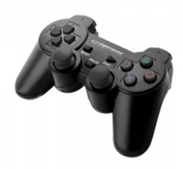 Esperanza EGG107K Gaming Controller Gamepad PC, Playstation 3 Analoog/Digitaal USB 2.0 Zwart