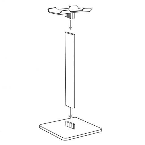 Hagor HA Headsetstandaard Tweekleurig-0