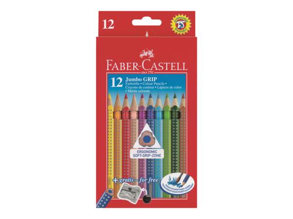 FABER-CASTELL kleurpotlood Jumbo Grip 12-delige kartonnen etui