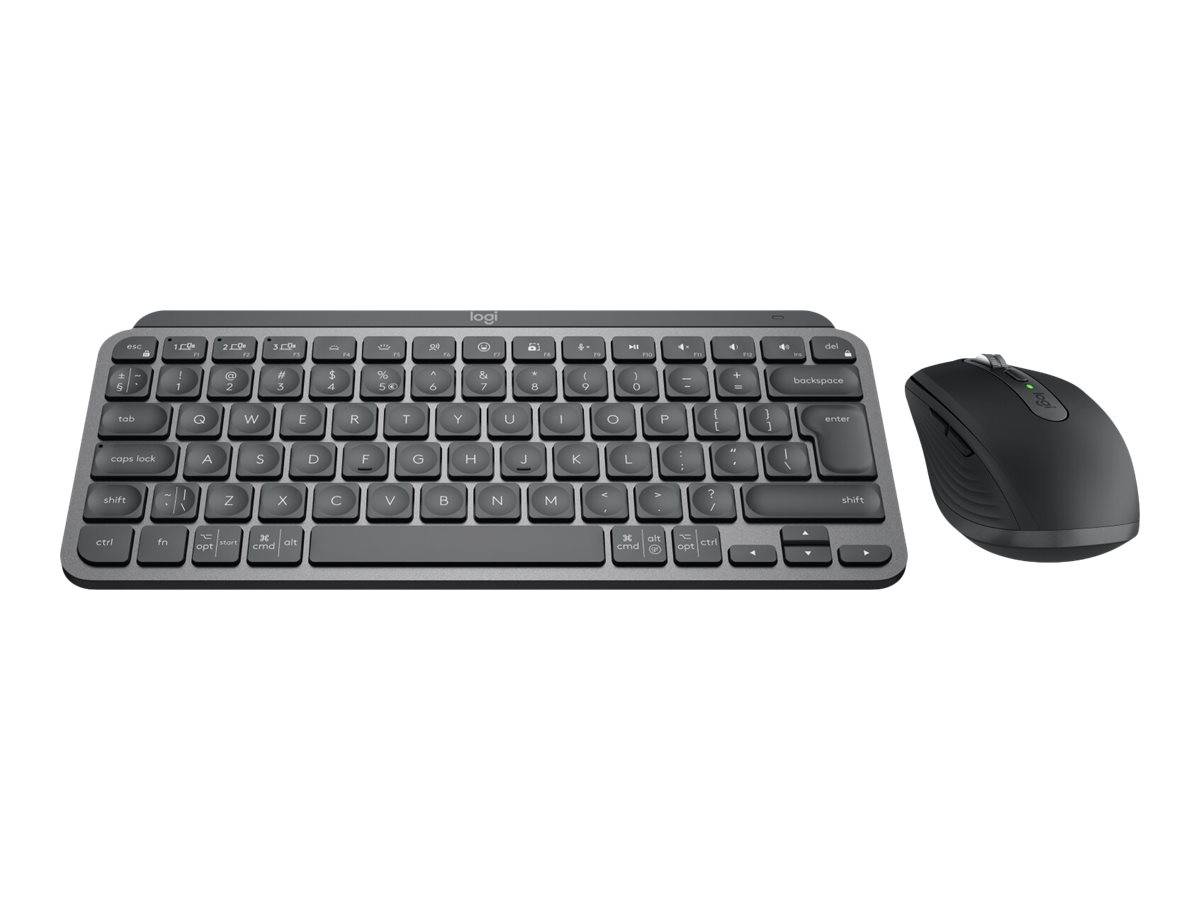Logitech MX Keys Mini Combo for Business Set met toetsenbord en muis Draadloos Oplaadbaar, Verlicht QWERTZ, Duits Grafie-2