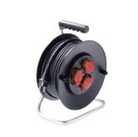 BACHMANN kabelhaspel met geaarde stopcontacten, 3-voudig 230VAC, IP44, 40 m-2