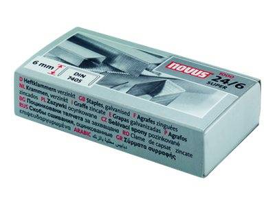 Novus Dahle Novus 040-0026 - Pak nietjes - 6 mm - Bevestigen - 1000 nietjes - Staal - Roestvrijstaal