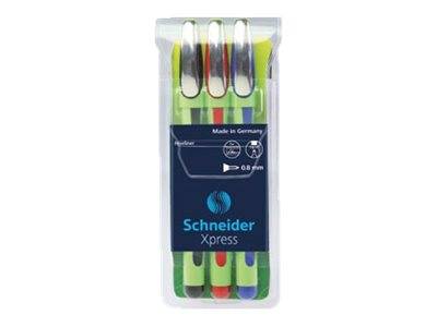 Schneider Schreibgeräte Edding Xpress - Zwart - Blauw - Rood - Bold - Multi kleuren - Rond - Inkt op waterbasis -