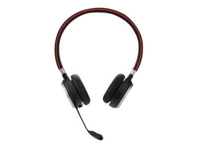 Jabra Evolve 65 SE MS Stereo - Headset - on-ear Bluetooth wireless USB with charging stand Certified for Microsoft Teams-1