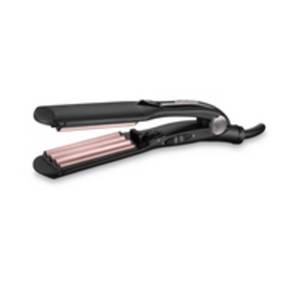 BaByliss The Crimper textuurtang, warm zwart, roze, 1,8 m (70,9 inch)