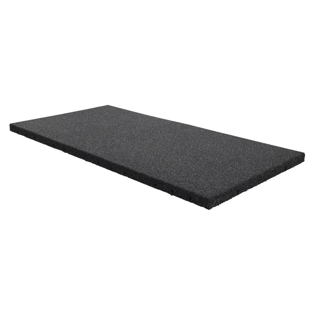 Rubber tegel looppad plat dak - 50 x 100 cm - 30 mm dik-0