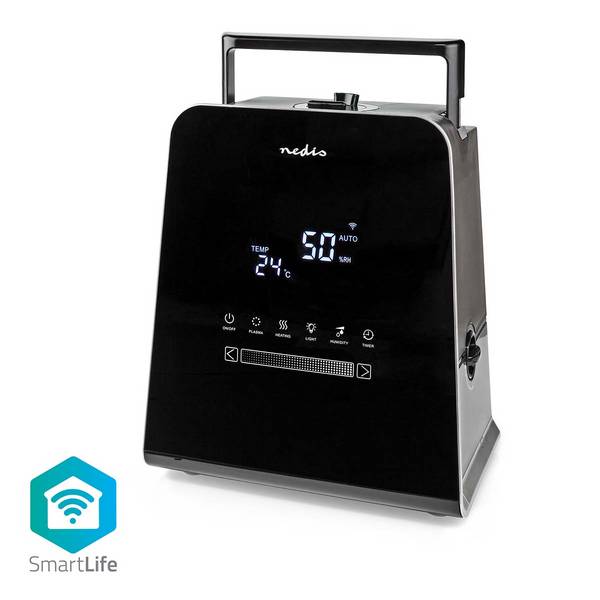SmartLife Luchtbevochtiger | 110 W | Met Koele en Warme mist | 5.5 l | Hygrometer | Timer | Afstandsbediening |