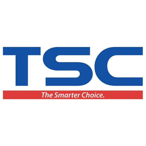 TSC 8050-SWX, TSC, thermisch transfer lint, wax, 110mm, zwart, 4mm en een lengte van 300m, 25,4mm