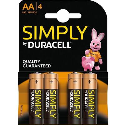 Goobay LR6 4-BL Duracell Simply Single-use battery AA Alkaline 1,5 V