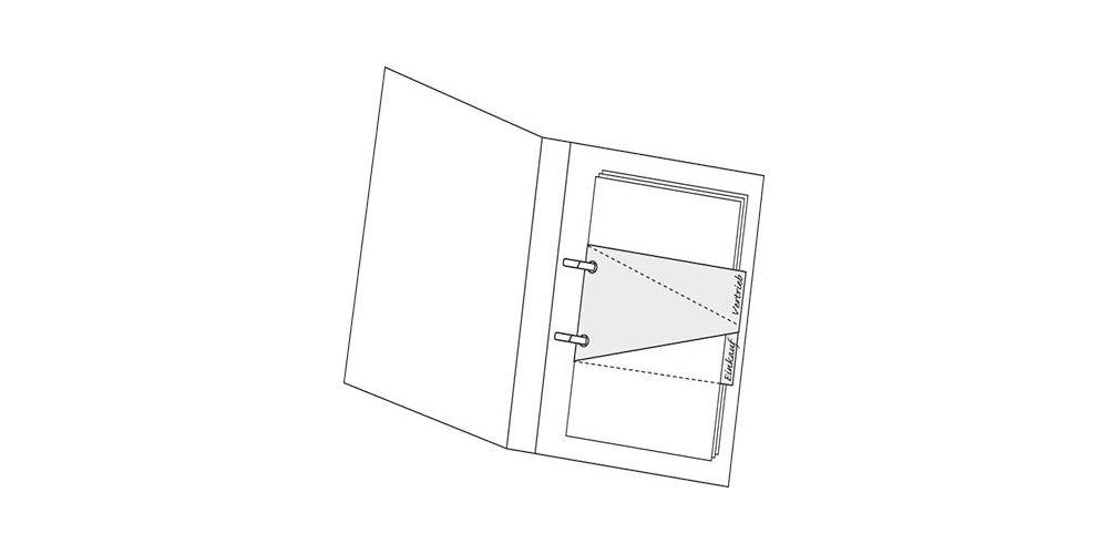 Herlitz scheidingsstrook trapezoz chamois 100 spul-1