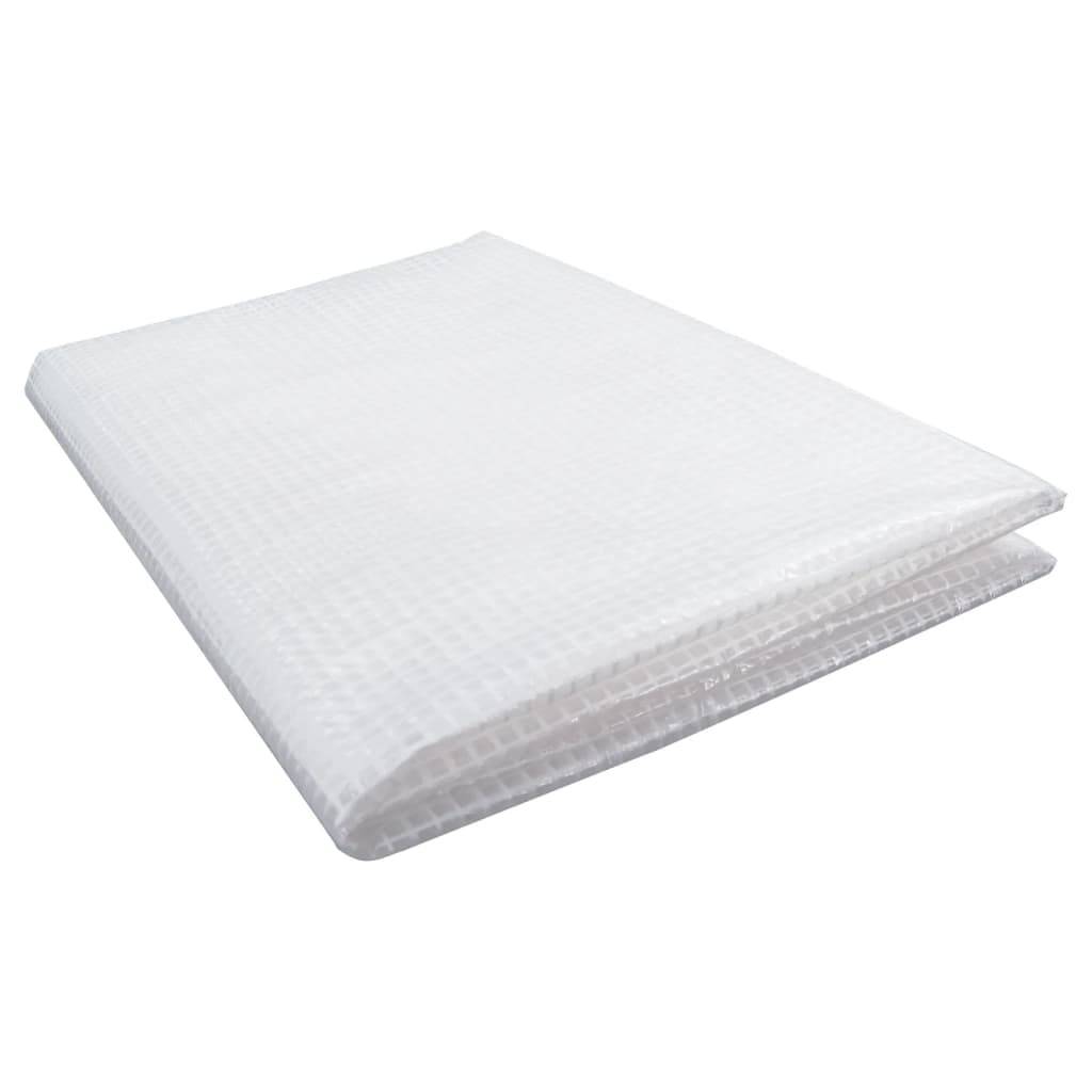 vidaXL - Dekzeil - leno - 140 - g/m² - 4x5 - m - wit-2