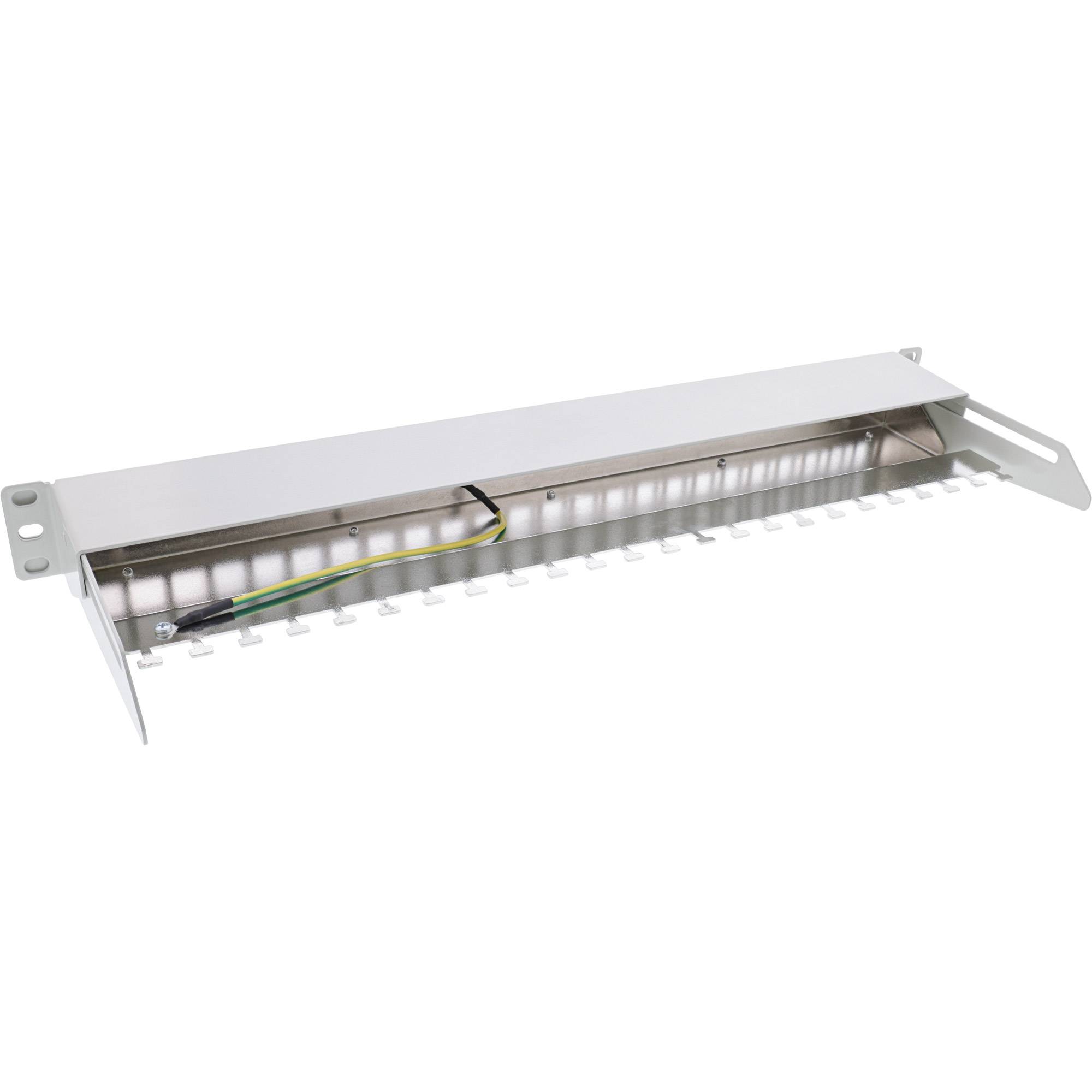 InLine® patchpaneel 24-voudig, Keystone leeg patchpaneel met uittrekelem.,19",1U-3