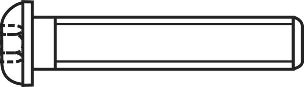 TOOLCRAFT 839796 Lenskopschroeven M3 20 mm Binnenzeskant (inbus) RVS A2 100 stuk(s)