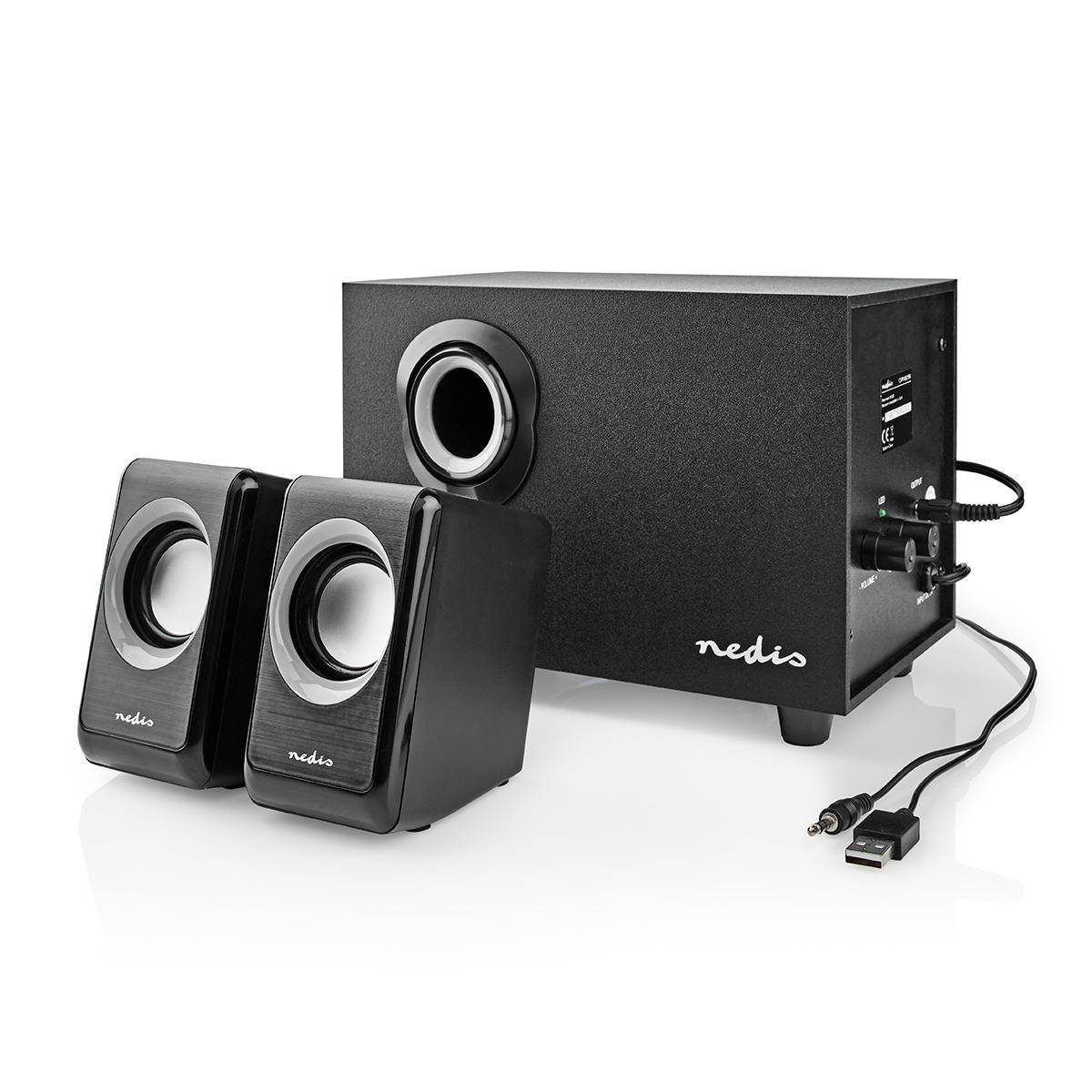Nedis PC-Speaker | CSPR10021BK | Zwart-2