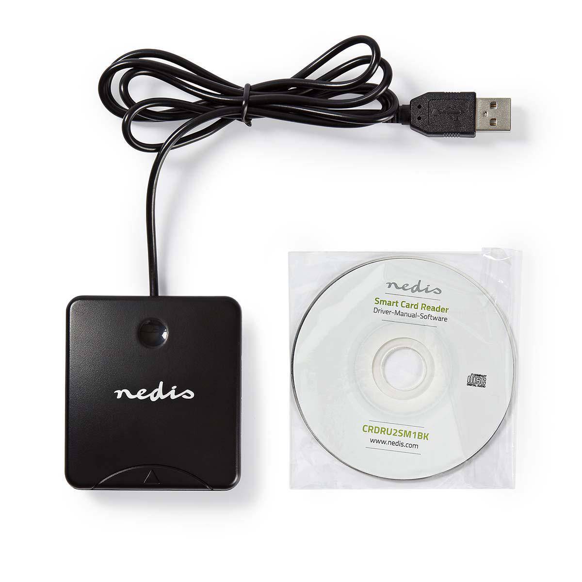 Nedis USB Smartcard cardreader met USB-A connector - USB2.0 (Windows)-2