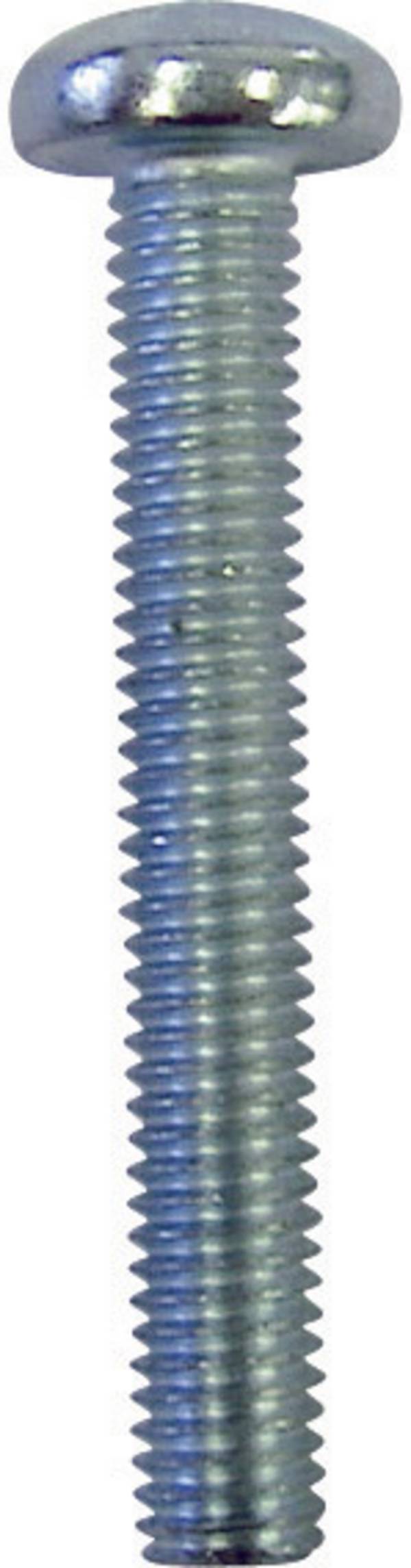TOOLCRAFT 839888 Lenskopschroeven M3 16 mm T-profiel DIN 7985 RVS 100 stuk(s)
