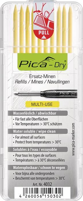 Pica DRY navullingen geel