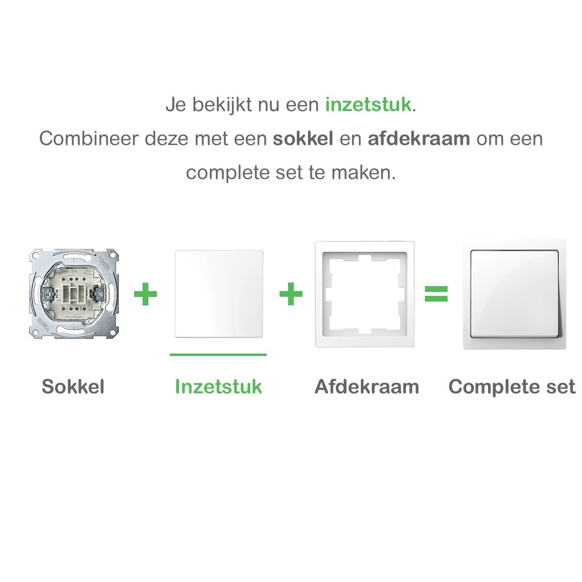 SE CENTRAALPLAAT ANTENNE CAI WIT - 1 - stuk-1