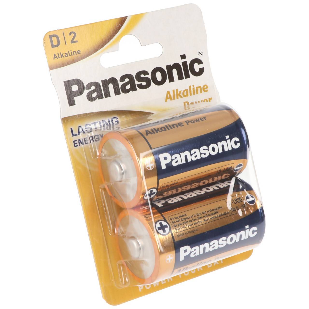 Panasonic batterij Alkaline Power -D Mono 2st.