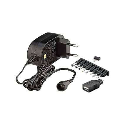 Goobay 3 V - 12 V universele voeding - incl. 1 USB en 8 DC adapters - max. 18 W en 1,5 A