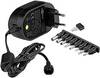 Goobay 5 V - 15 V Universal-Netzteil inkl. 8x DC-Adapter - max. 36 W und 3 A, Kabellänge 1,8 m
